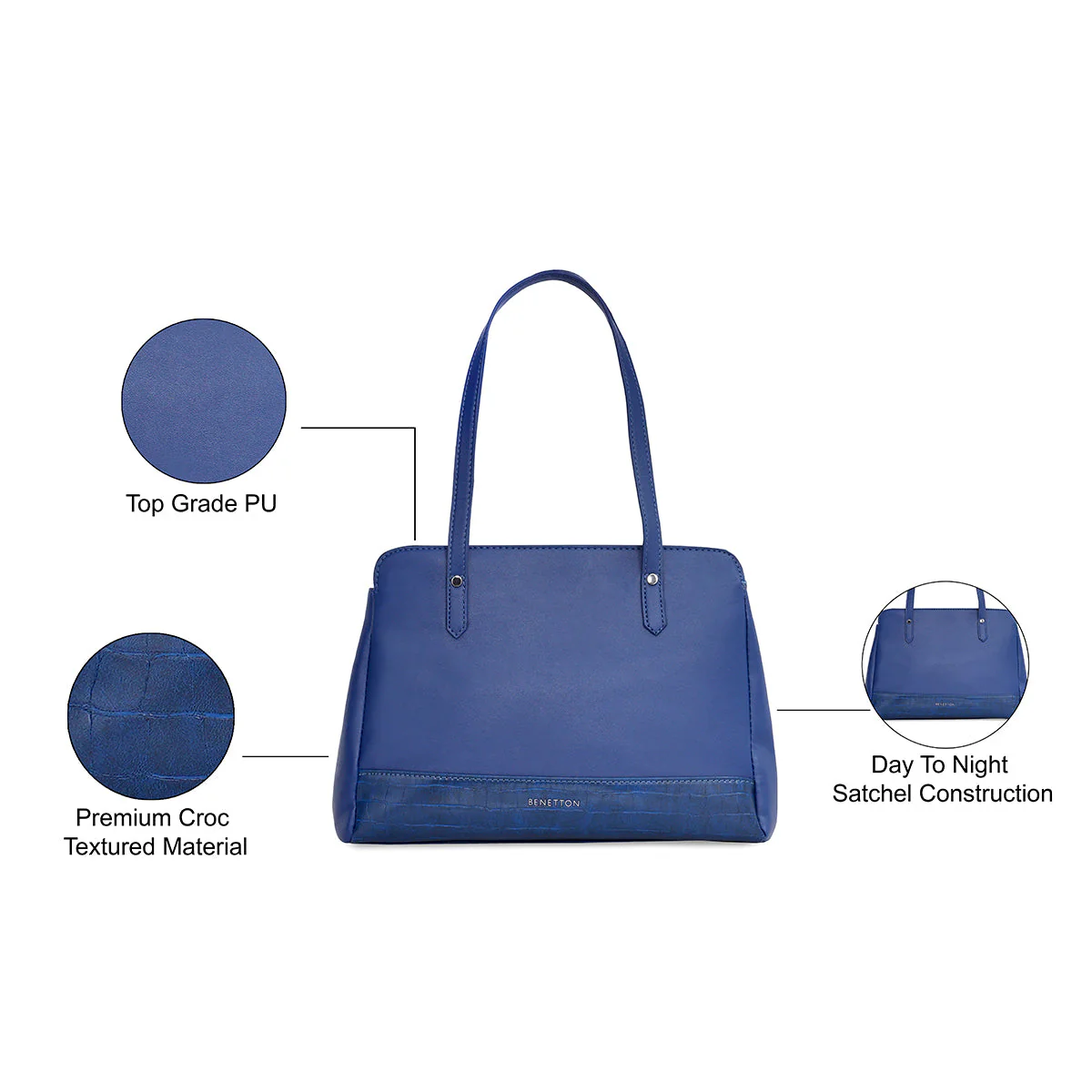 United Colors of Benetton Alina Women's Satchel - Image 4
