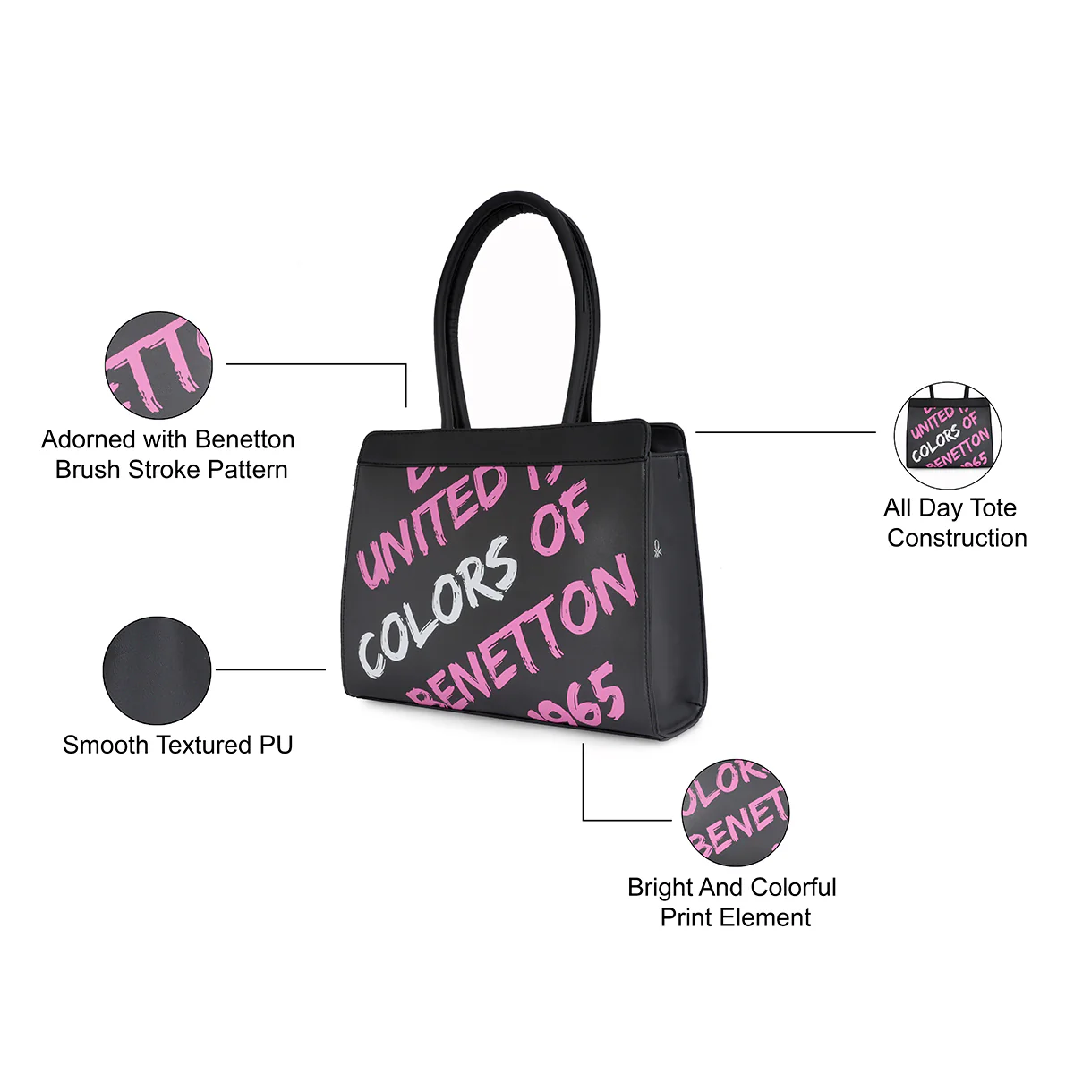 United Colors of Benetton Alison Women's Satchel - Image 3
