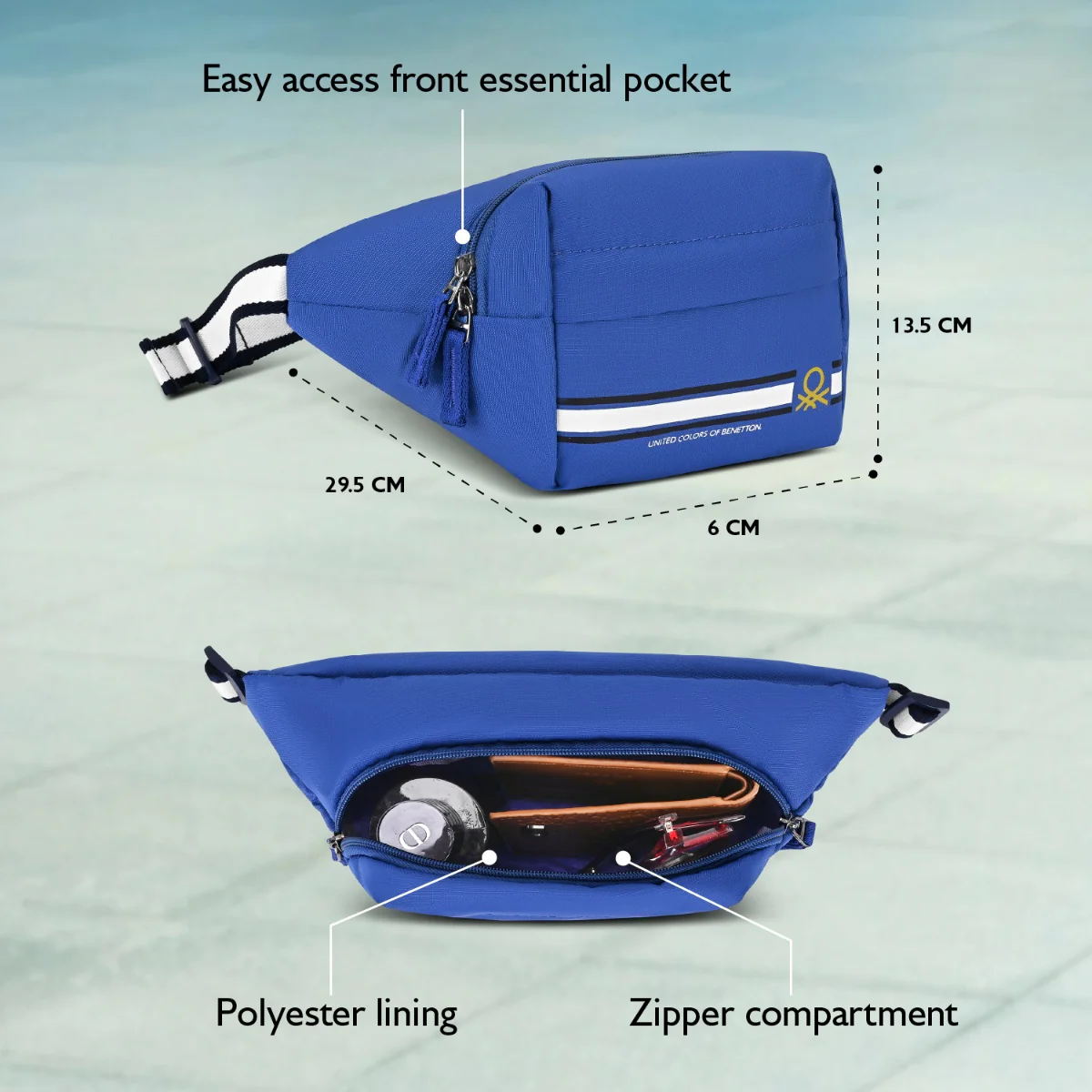 United Colors of Benetton All Star Waist Pouch - Image 4