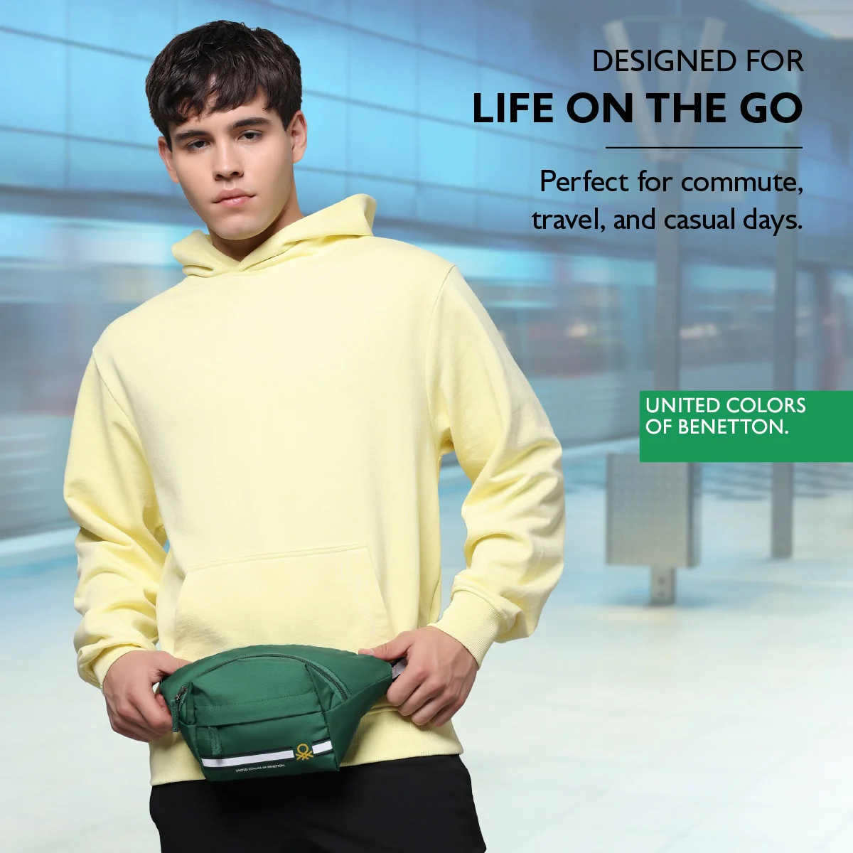 United Colors of Benetton All Star Waist Pouch - Image 3