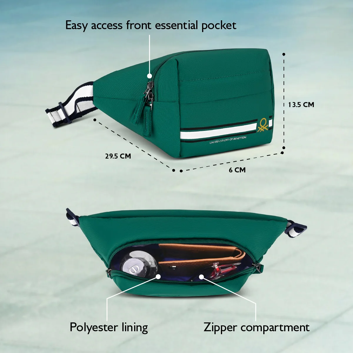 United Colors of Benetton All Star Waist Pouch - Image 5