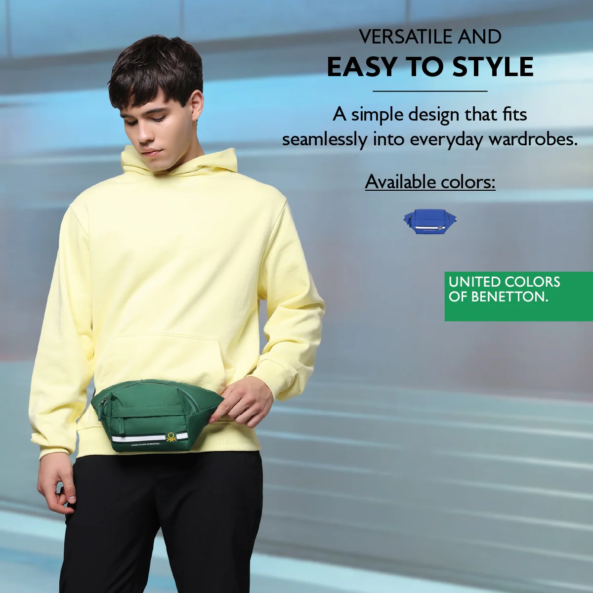 United Colors of Benetton All Star Waist Pouch - Image 7