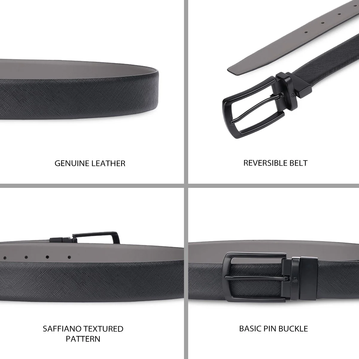 United Colors of Benetton Altdorf Men's Reversible Belt - Image 4