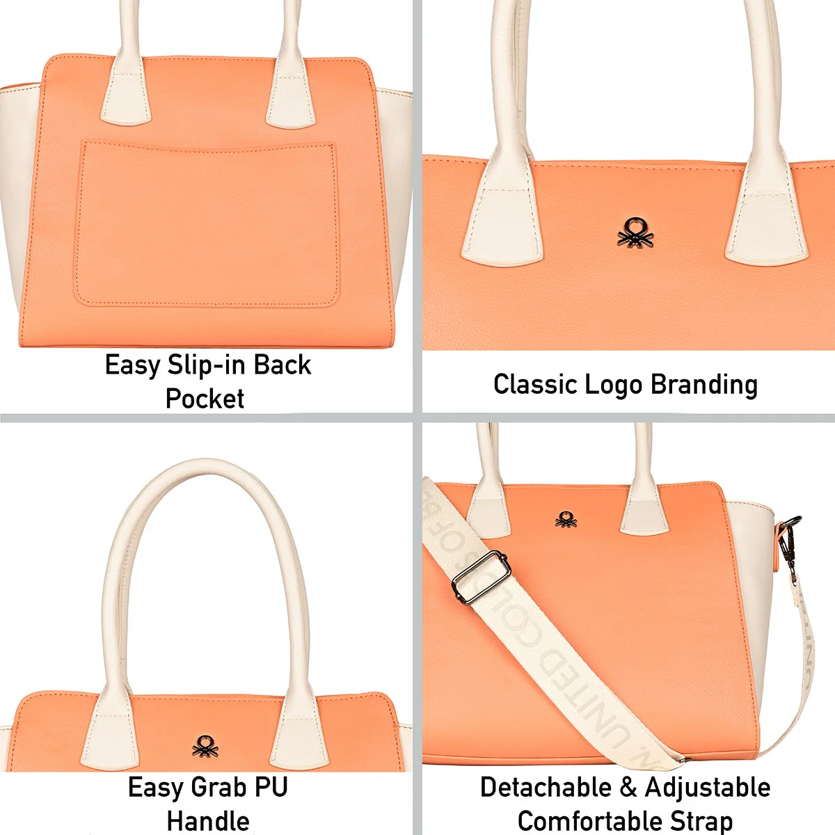 United Colors of Benetton Anais Women's Satchel - Image 6