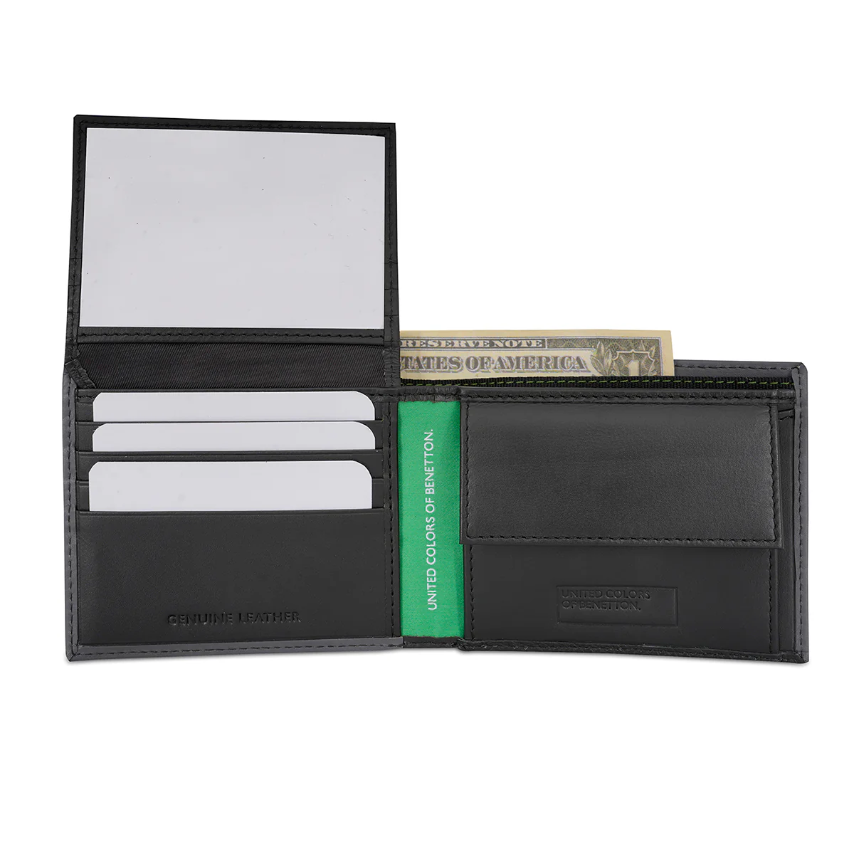United Colors of Benetton Anselmo Men's Multicard Coin Wallet - Image 5