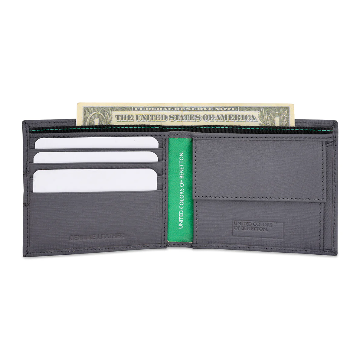 United Colors of Benetton Aracel Men's Global Coin Wallet - Image 5
