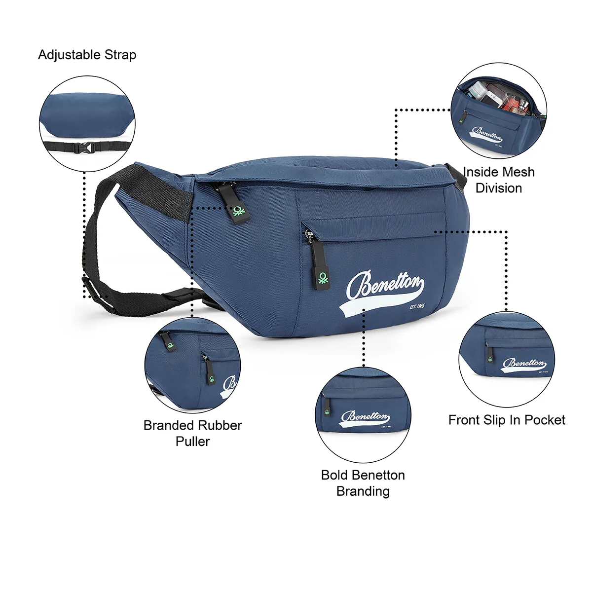 United Colors of Benetton Arctic Waist Pouch - Image 4