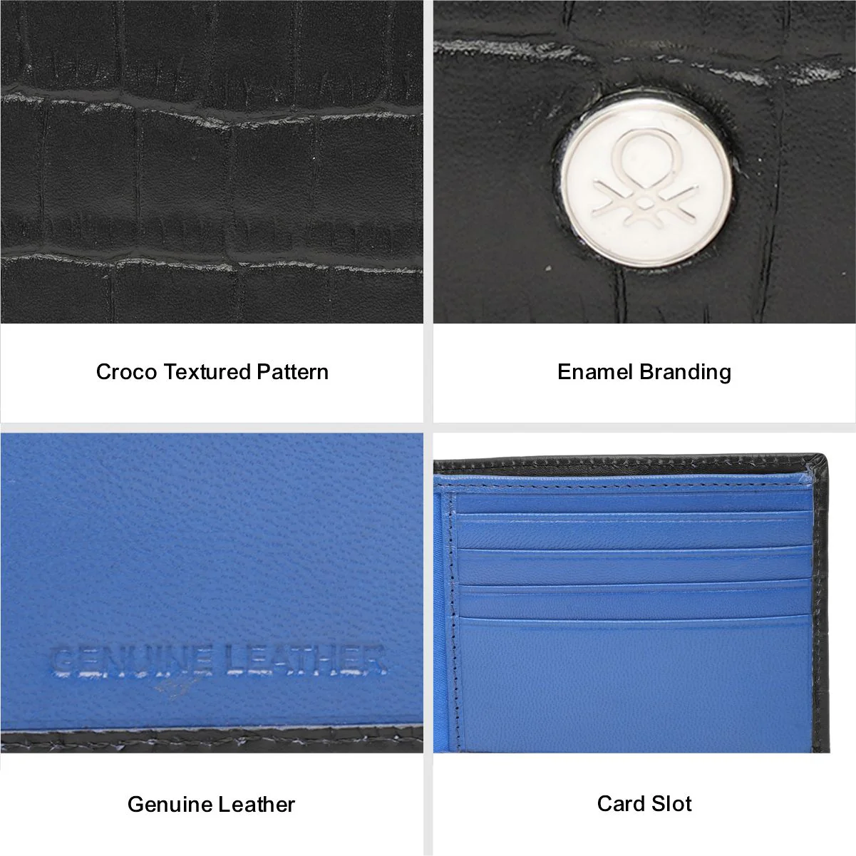 United Colors of Benetton Arderin Men's Slimfold Wallet - Image 7