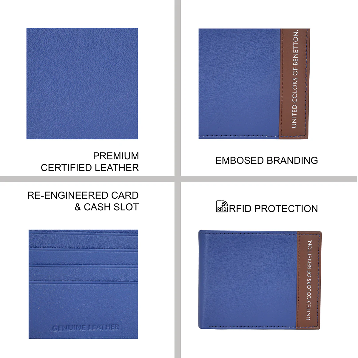 United Colors of Benetton Aroldo Men's Global Coin Wallet - Image 4