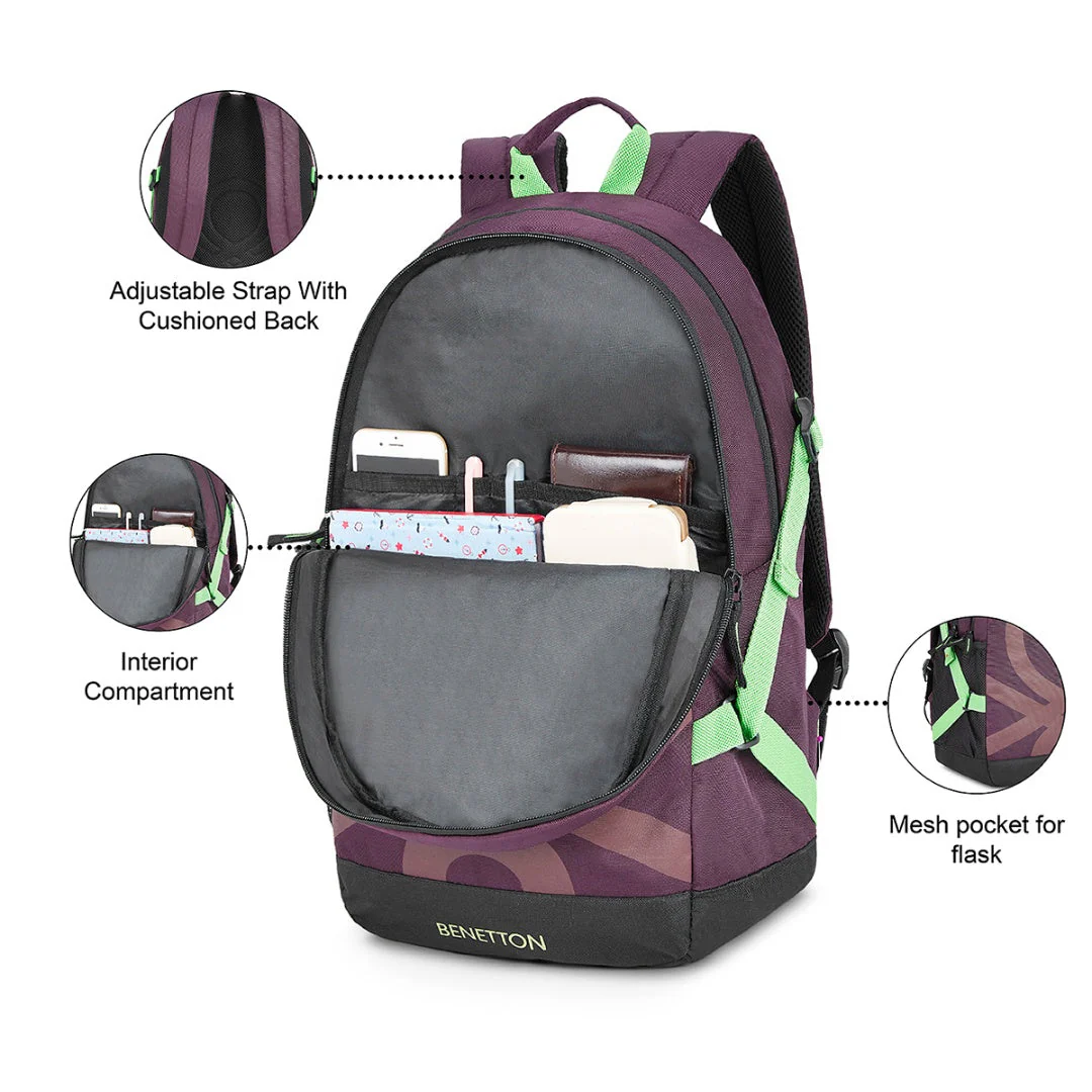 United Colors of Benetton Asher Laptop Backpack - Image 5