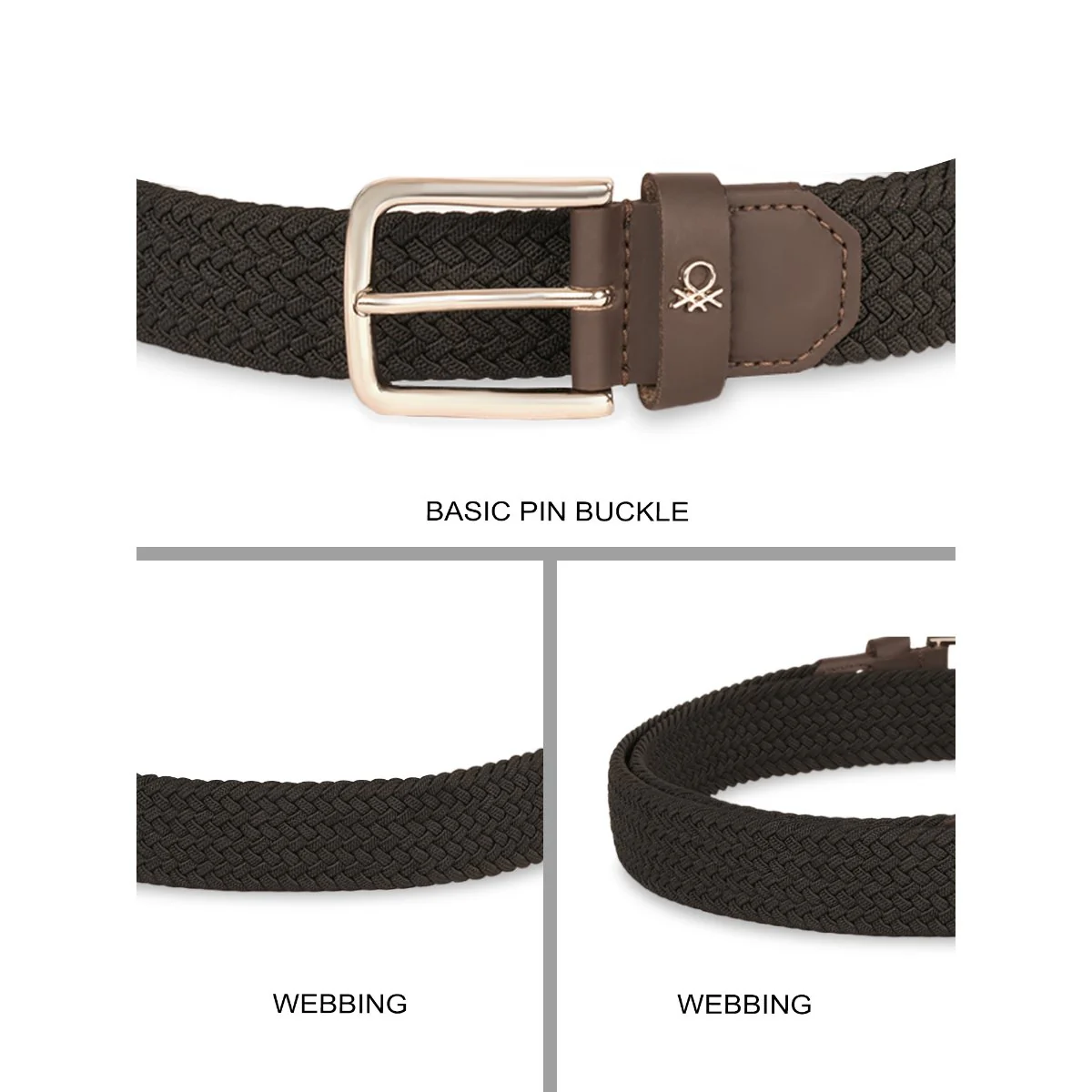 United Colors of Benetton Asssen Men's Non Reversible Belt - Image 4