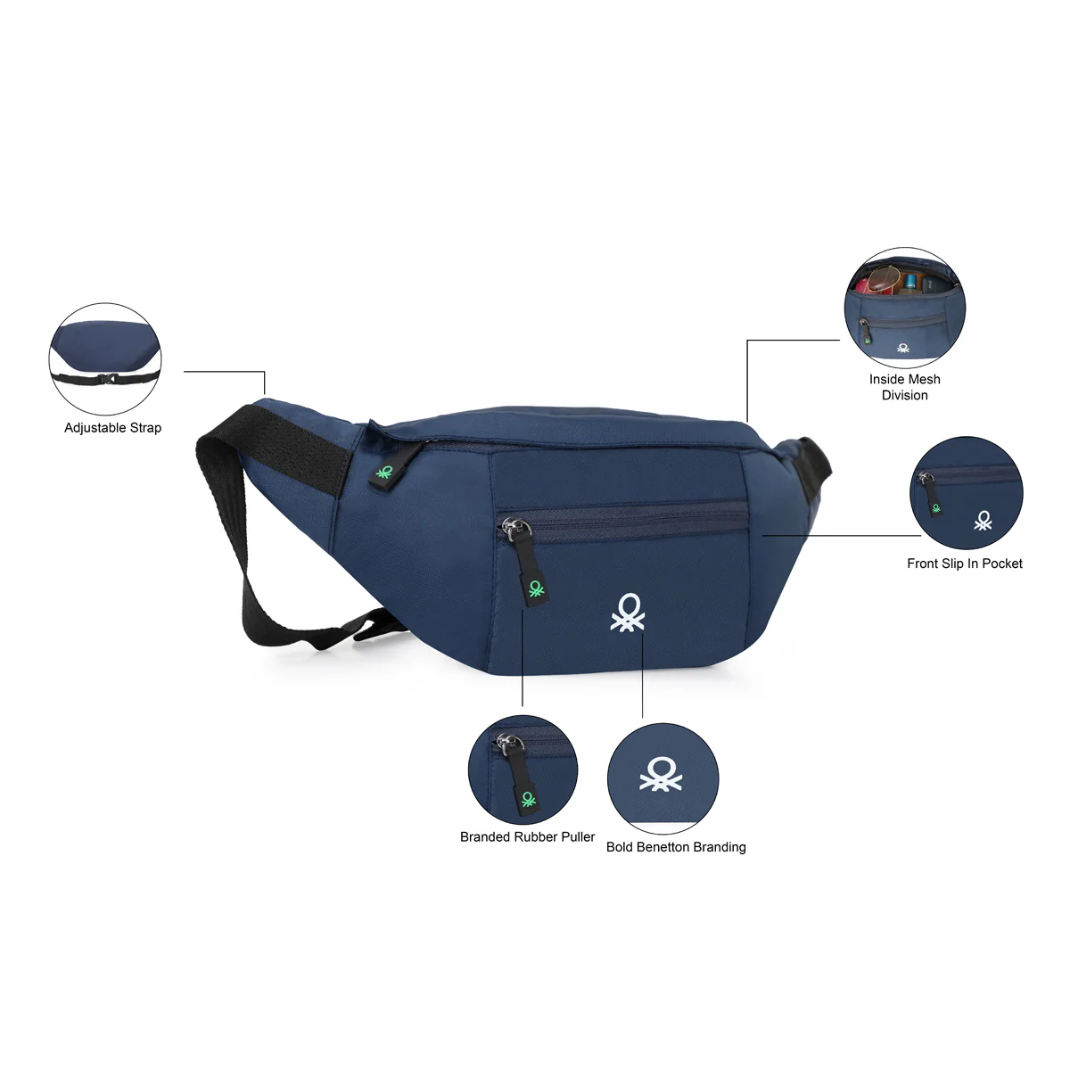 United Colors of Benetton Augustus Waist Pouch - Image 22