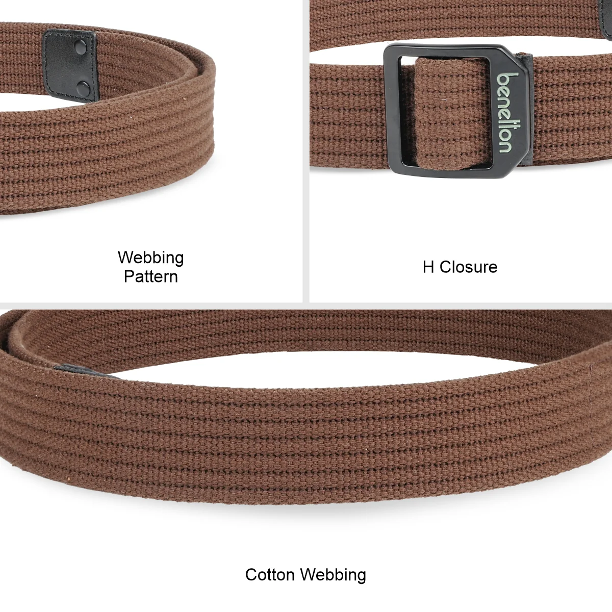 United Colors of Benetton Auralyn Men's Non Reversible Belt - Image 5