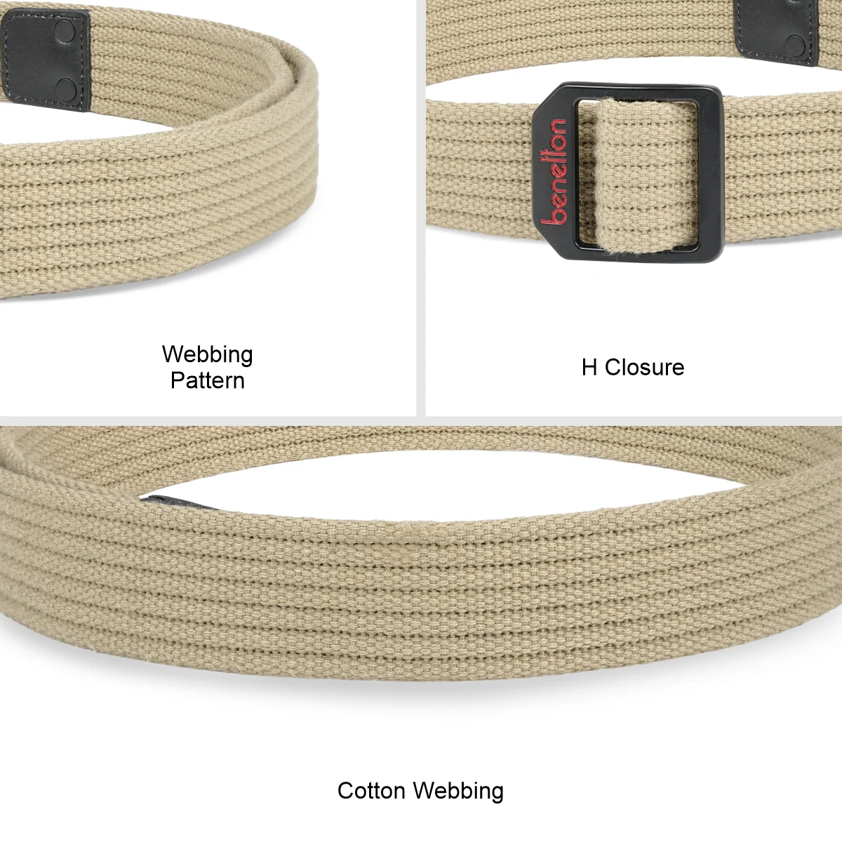 United Colors of Benetton Auralyn Men's Non Reversible Belt - Image 5