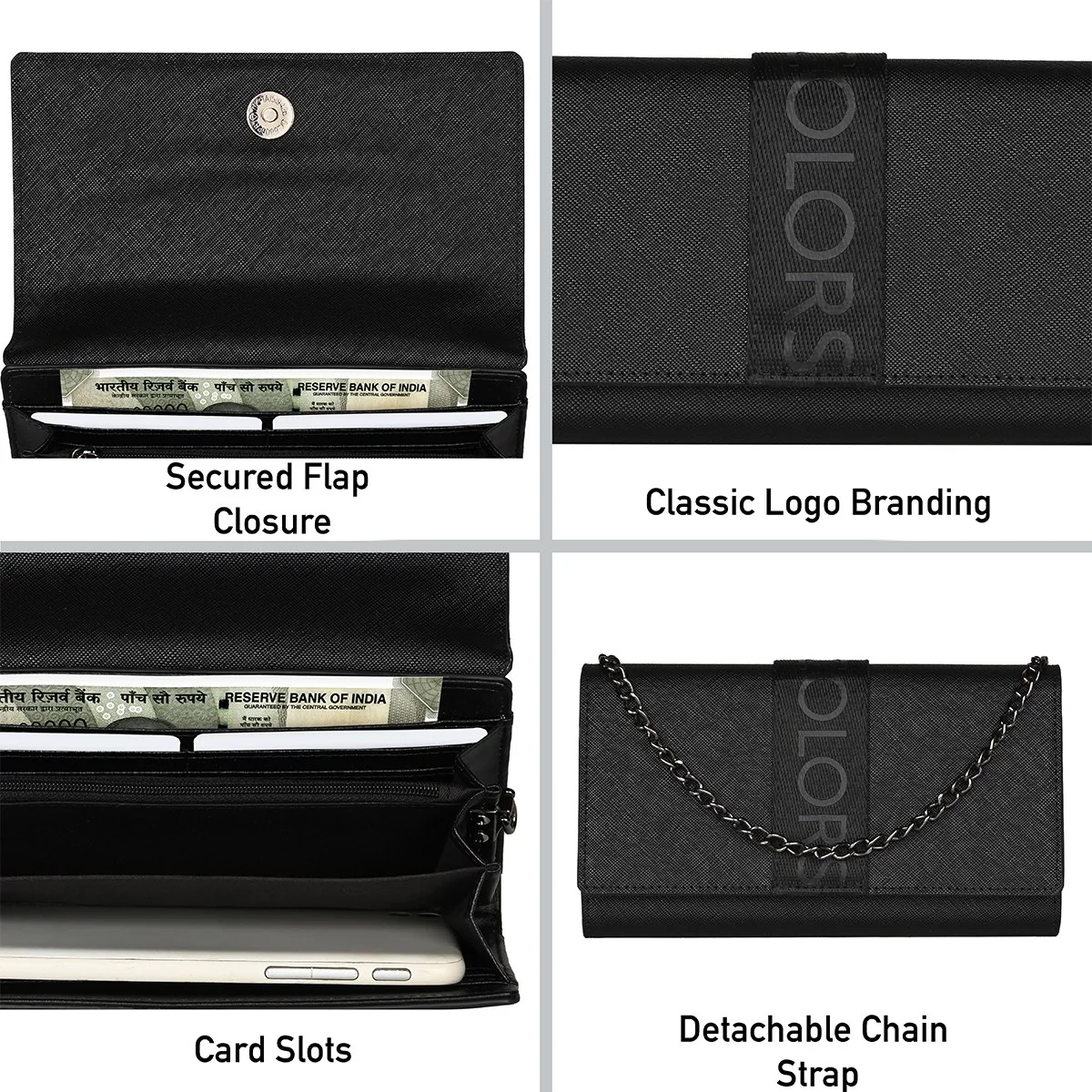 United Colors of Benetton Avana Women's Flap Wallet - Image 6