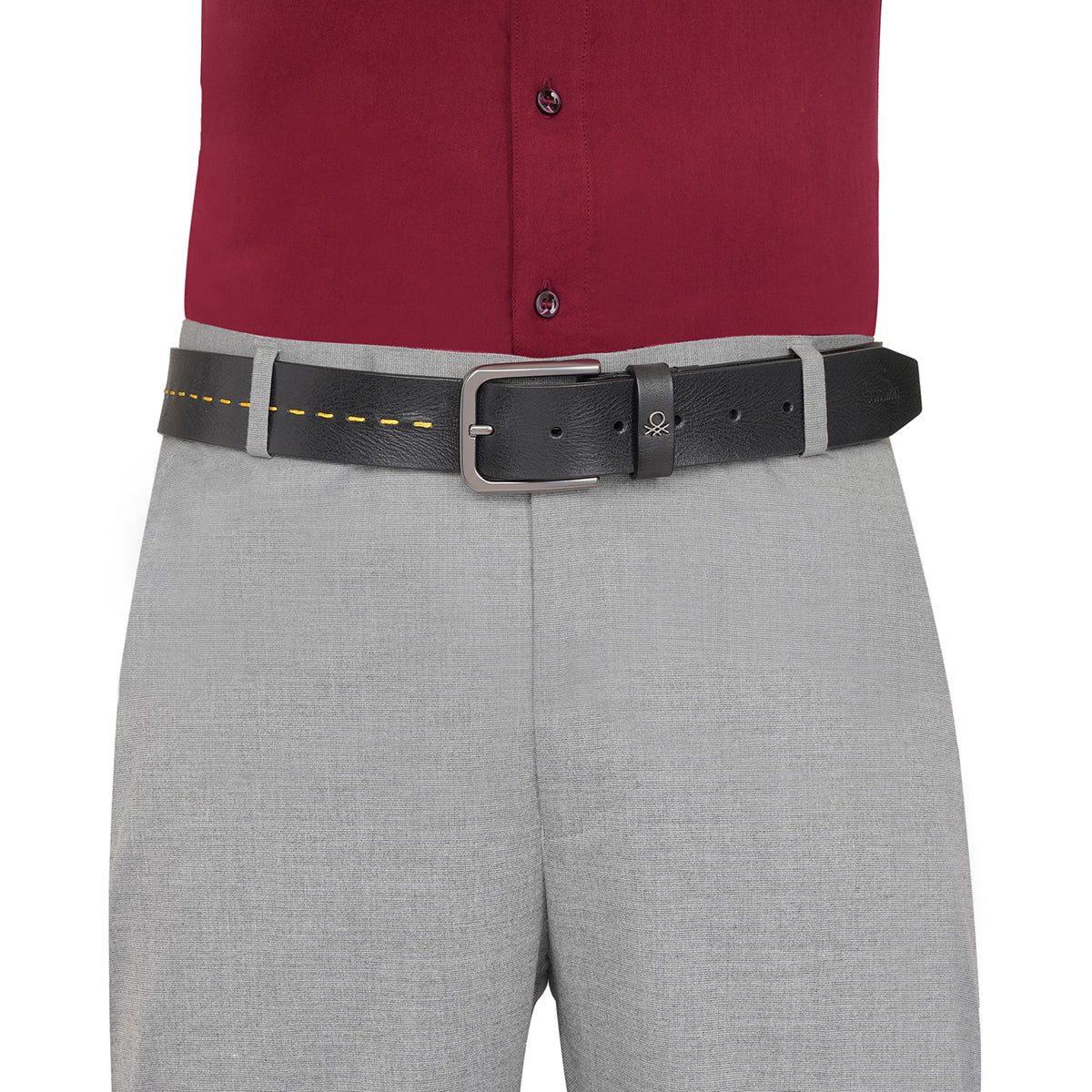 United Colors of Benetton Avenor Men's Non Reversible Belt - Image 6