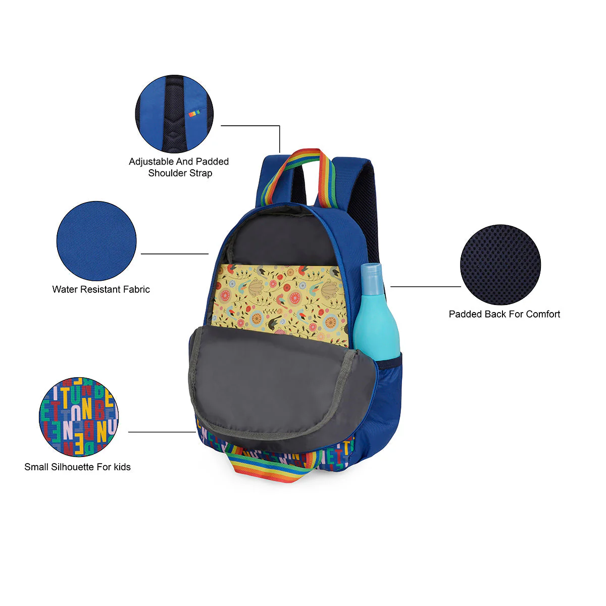 United Colors of Benetton Avio Back to School Backpack - Image 4