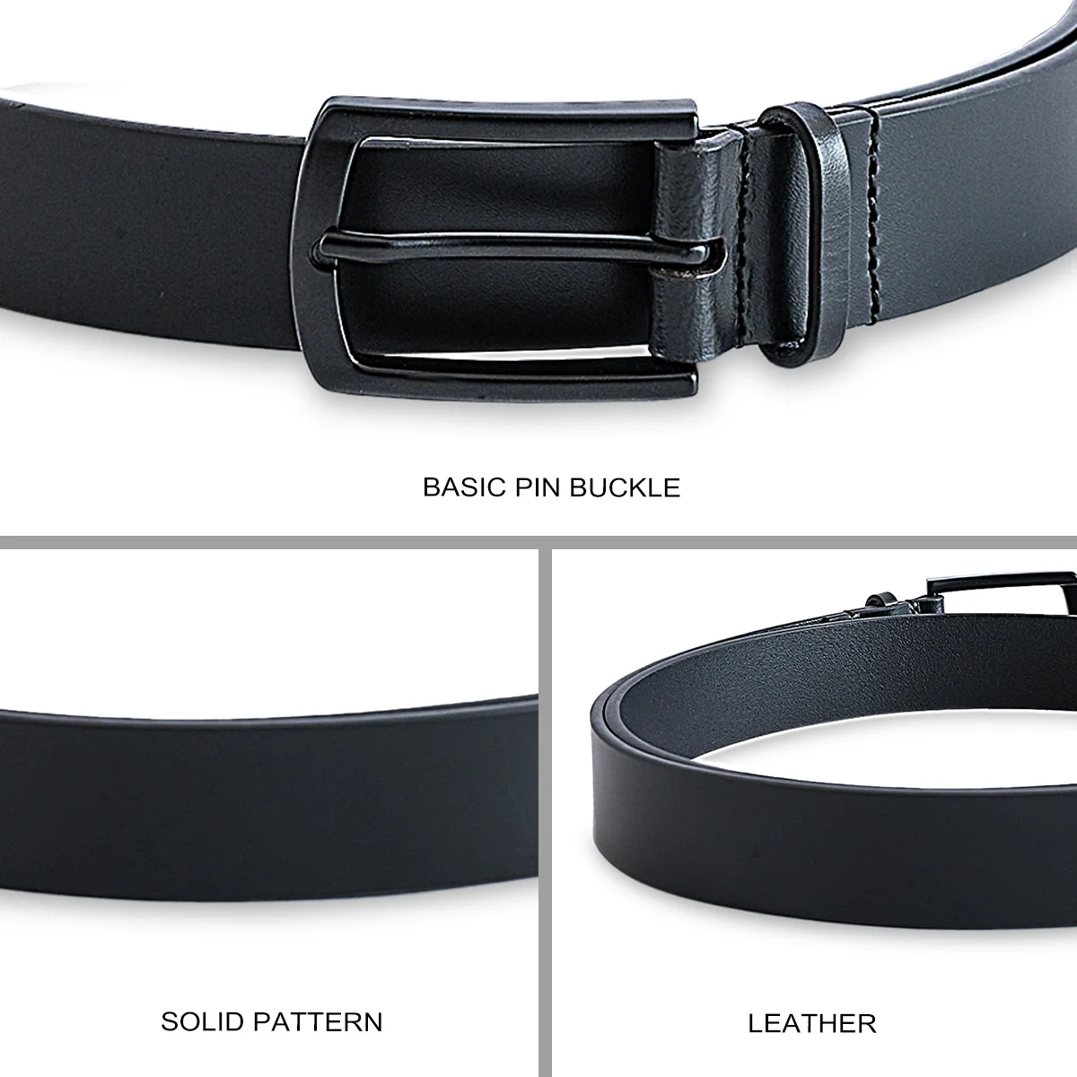 United Colors of Benetton Badin Men's Non Reversible Belt - Image 4