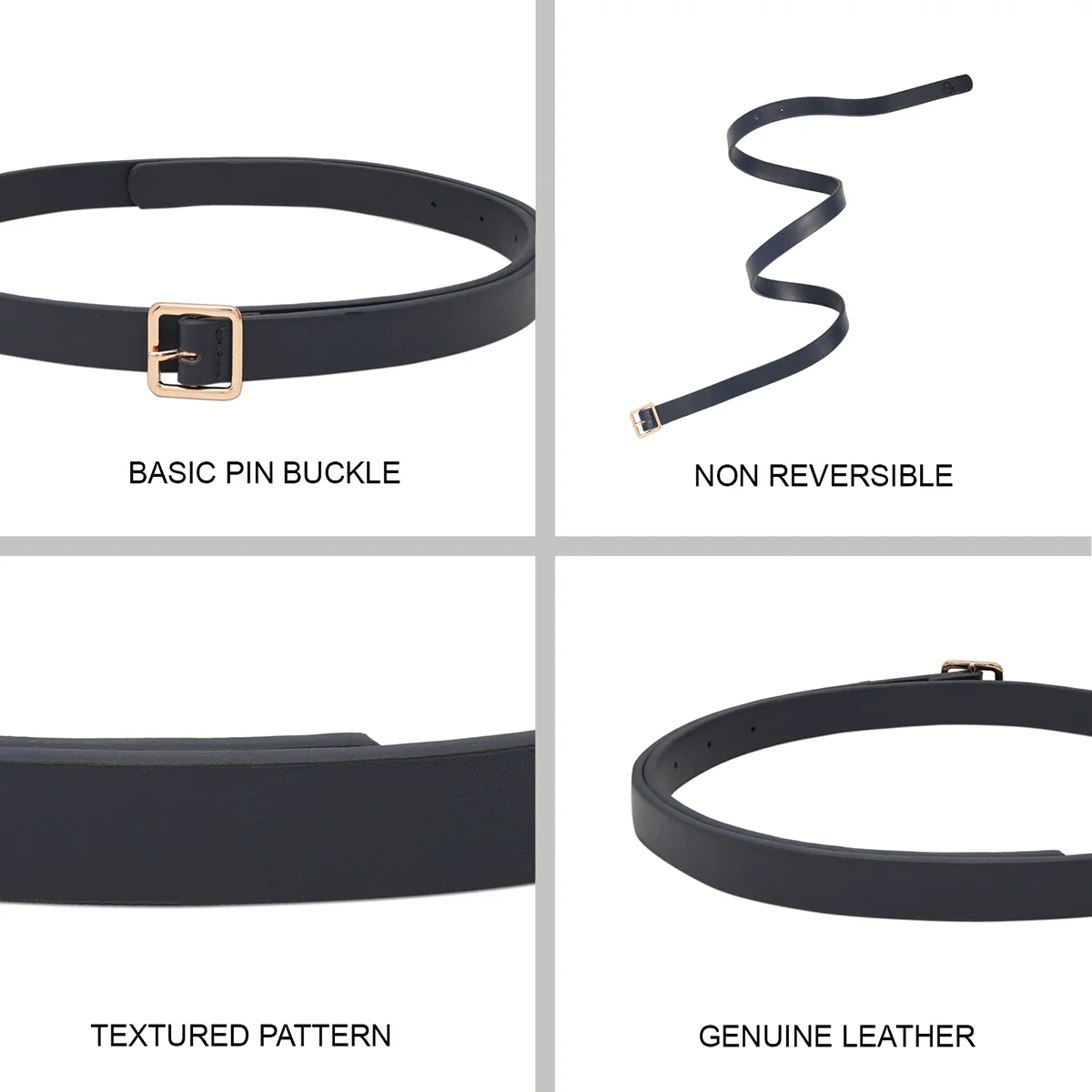 United Colors of Benetton Balerie Women's Non Reversible Belt - Image 6