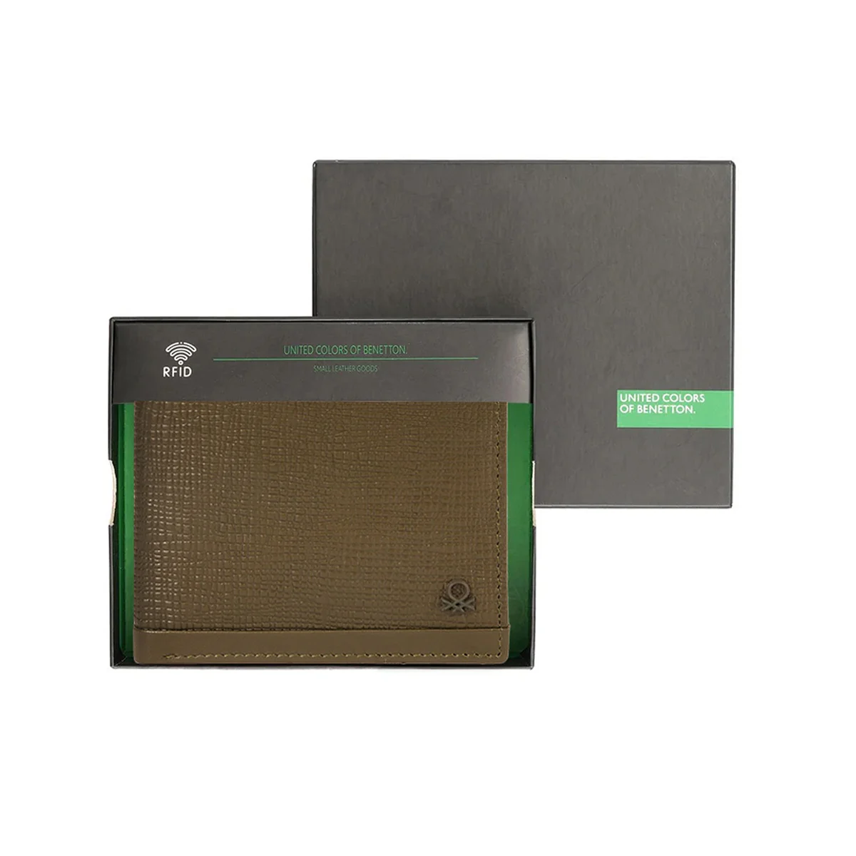 United Colors of Benetton Barbon Men's Slimfold Wallet - Image 8