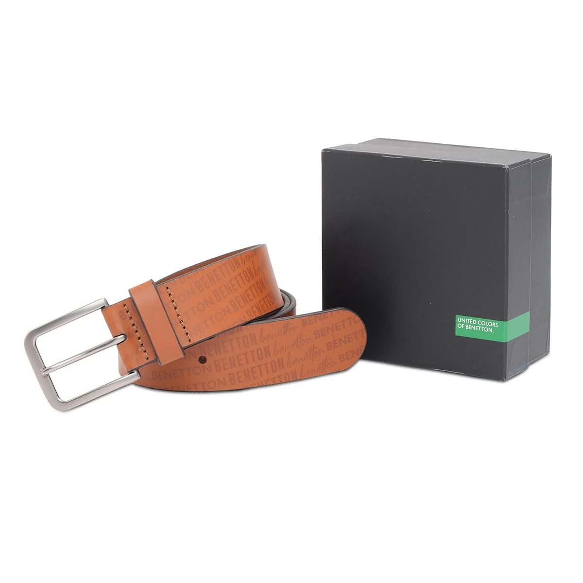 United Colors of Benetton Basilica Men's Non Reversible Belt - Image 8