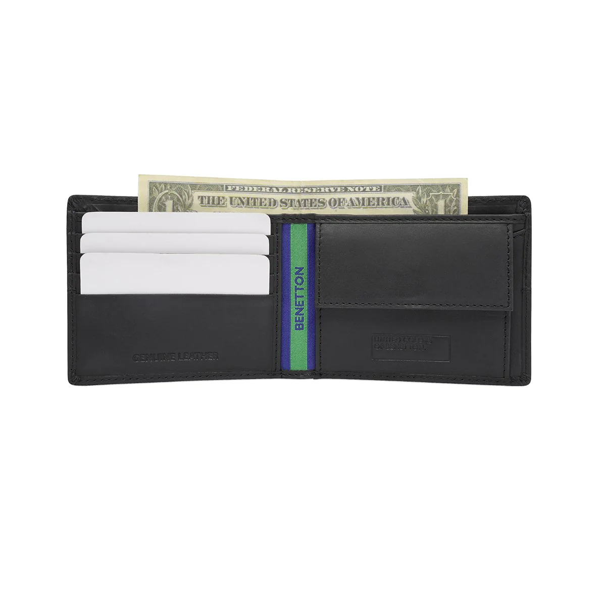 United Colors of Benetton Bates Men's Global Coin Wallet - Image 6