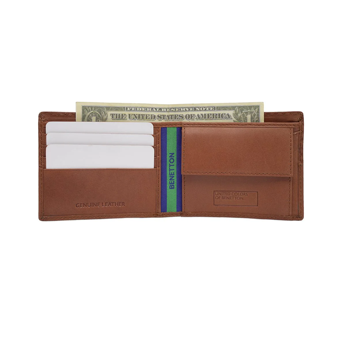 United Colors of Benetton Bates Men's Global Coin Wallet - Image 6