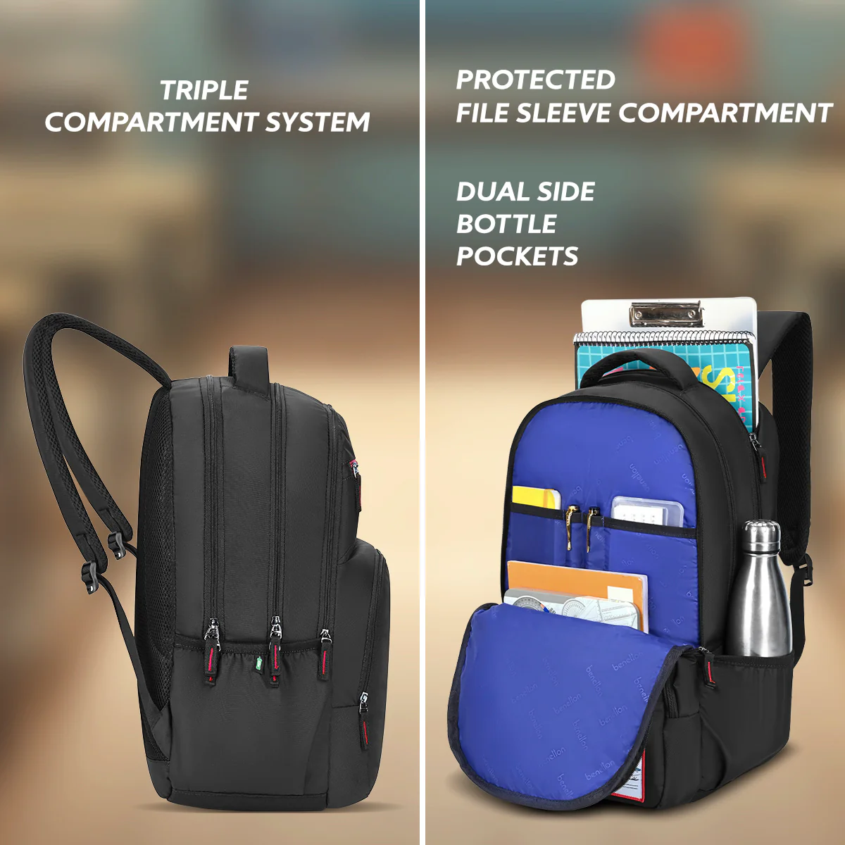 United Colors of Benetton Benton Non Laptop Backpack - Image 4