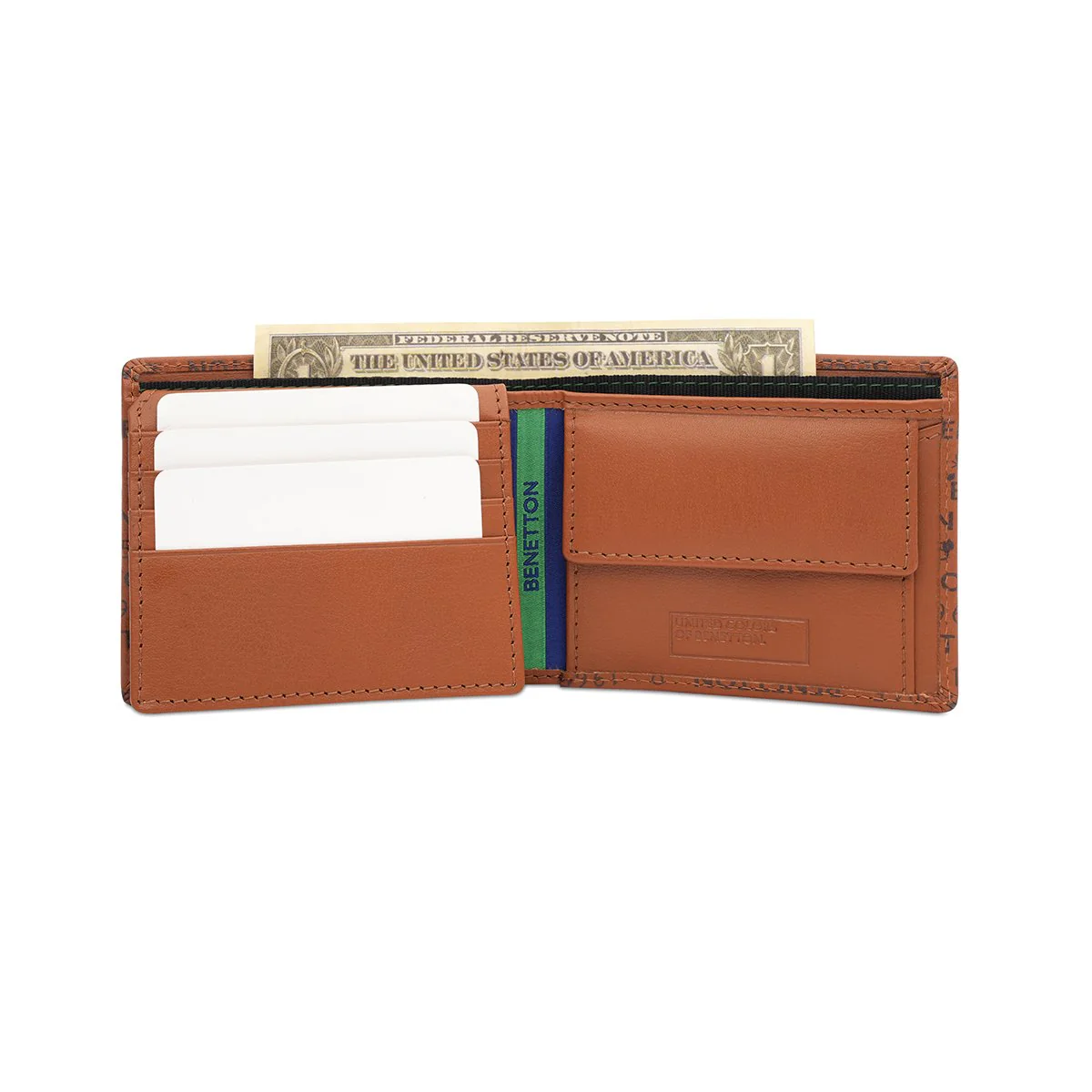 United Colors of Benetton Berkner Men's Multicard Coin Wallet - Image 5