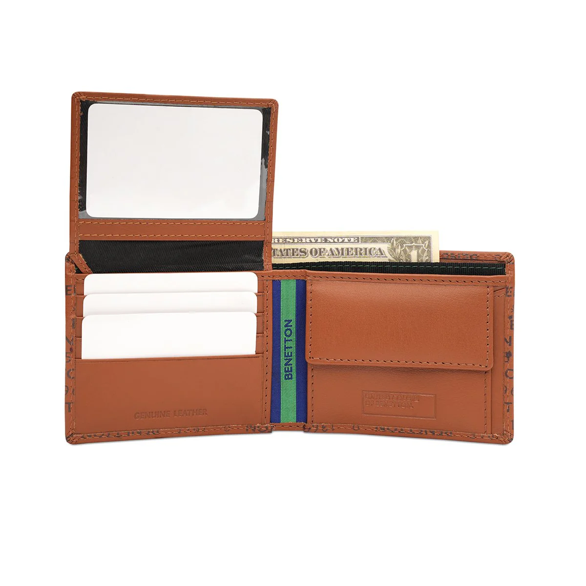United Colors of Benetton Berkner Men's Multicard Coin Wallet - Image 6