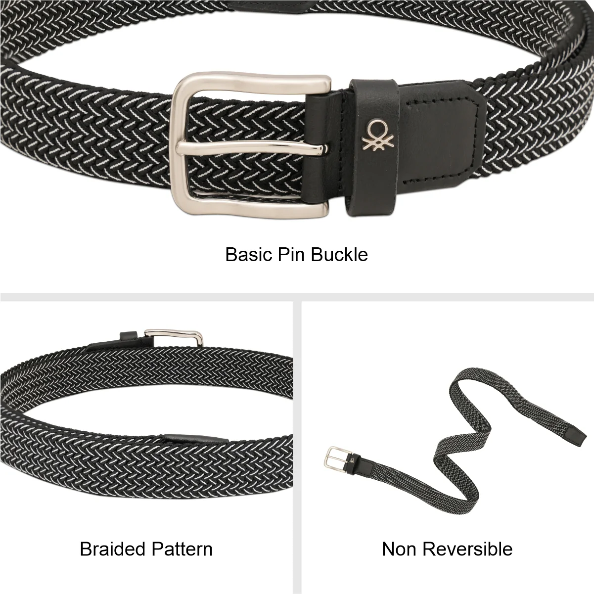United Colors of Benetton Bolivia Men's Non Reversible Belt - Image 6