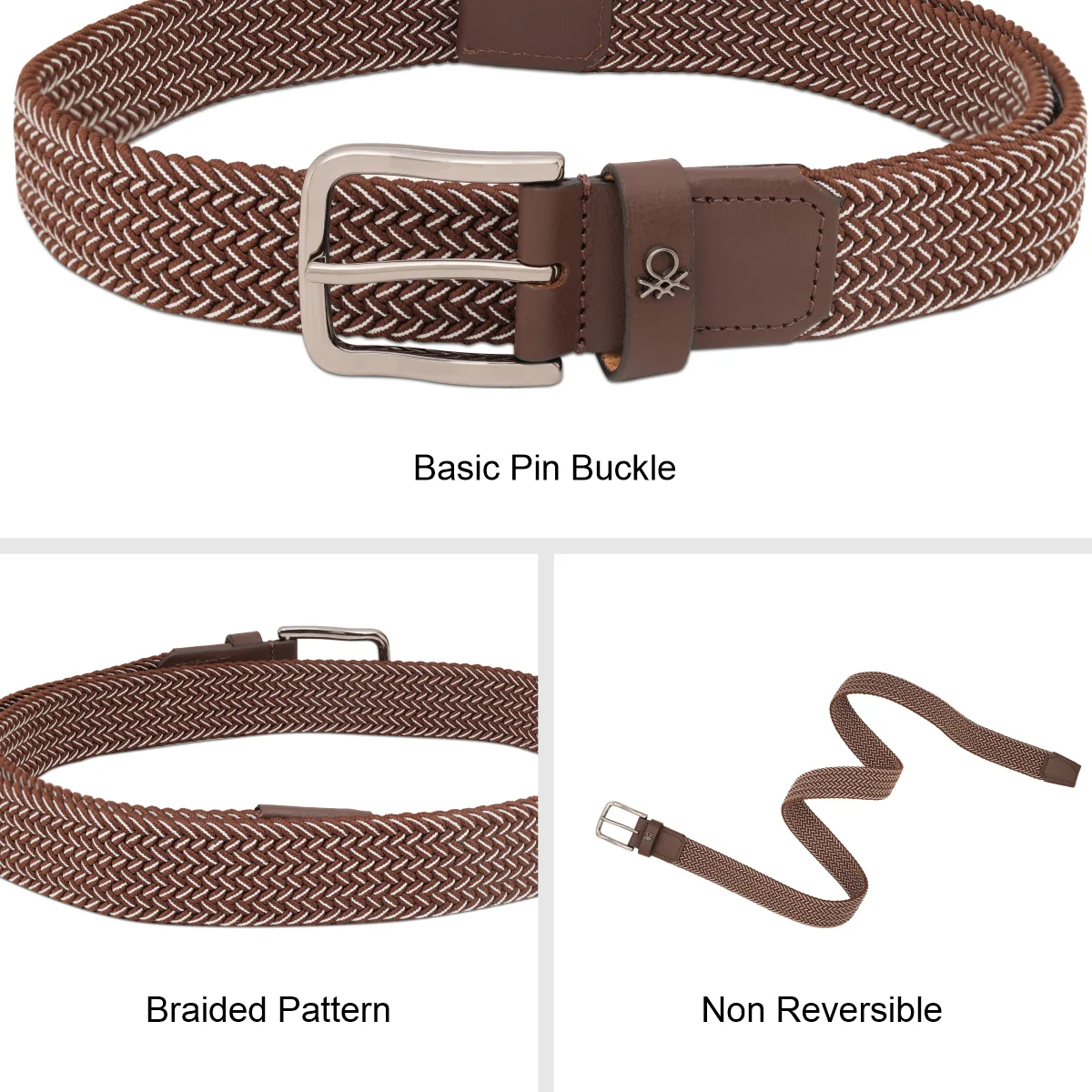 United Colors of Benetton Bolivia Men's Non Reversible Belt - Image 6