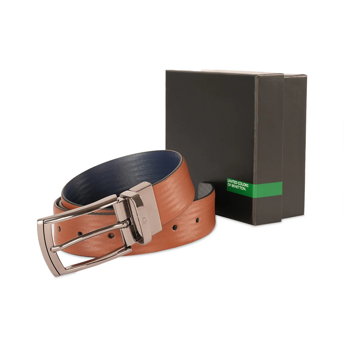 United Colors of Benetton Boudry Men's Reversible Belt - Image 8