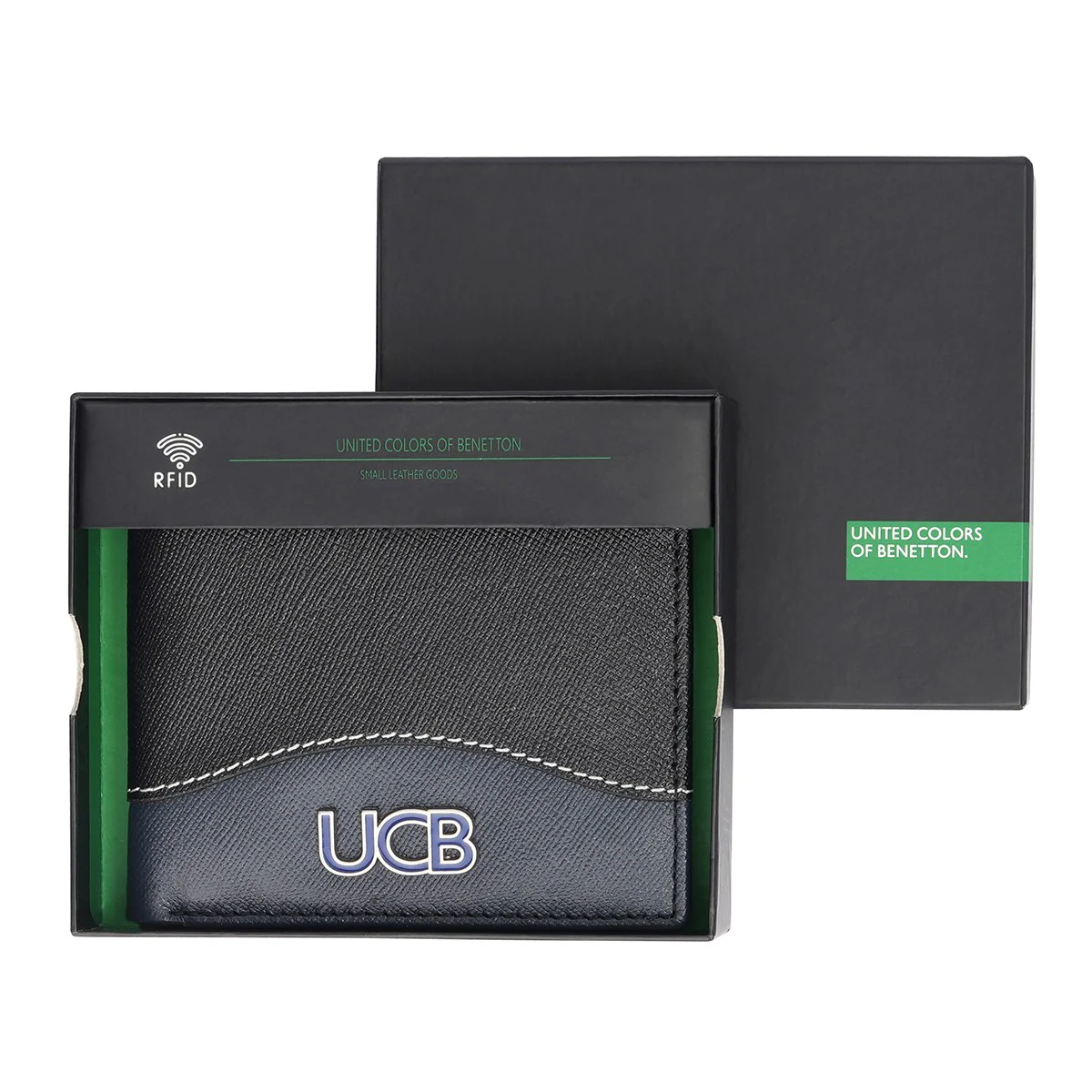 United Colors of Benetton Broward Men's Global Coin Wallet - Image 7