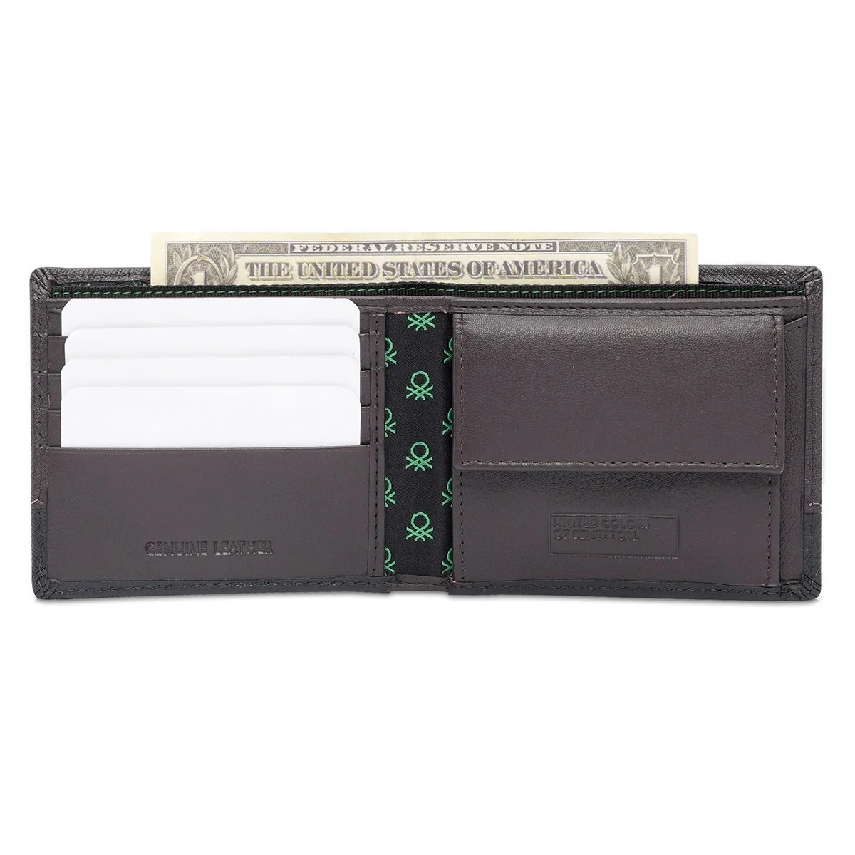 United Colors of Benetton Broward Men's Global Coin Wallet - Image 6