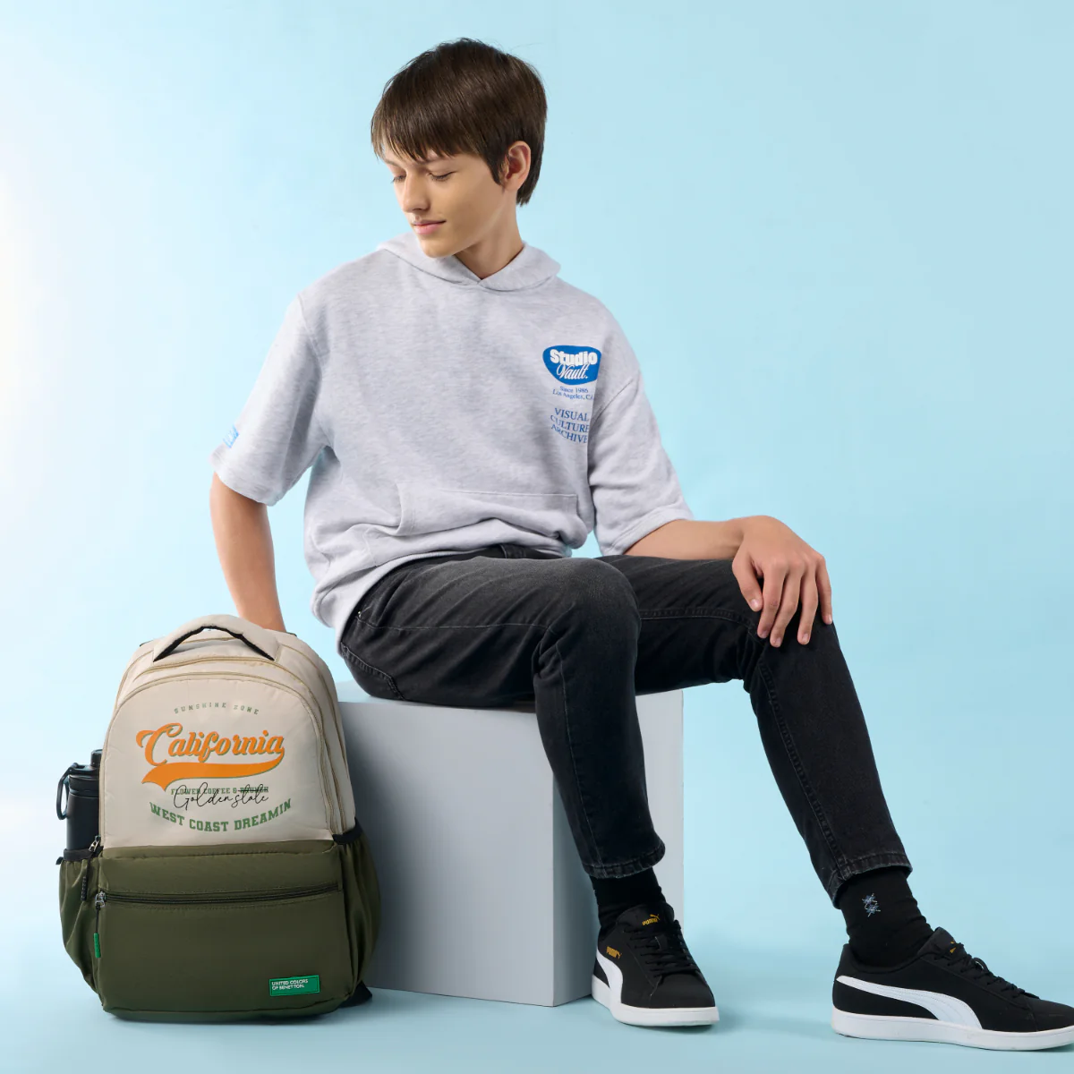 United Colors of Benetton Calafia Non Laptop Backpack - Image 2