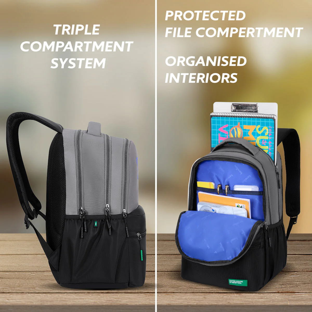United Colors of Benetton Calafia Non Laptop Backpack - Image 3
