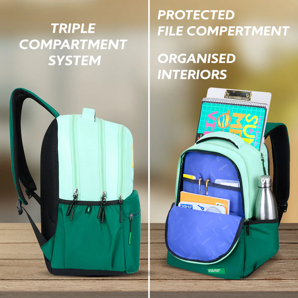 United Colors of Benetton Calafia Non Laptop Backpack - Image 3