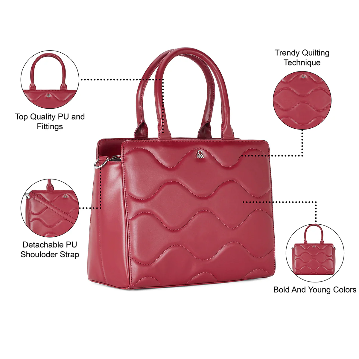 United Colors of Benetton Camilla Women's Tote - Image 4