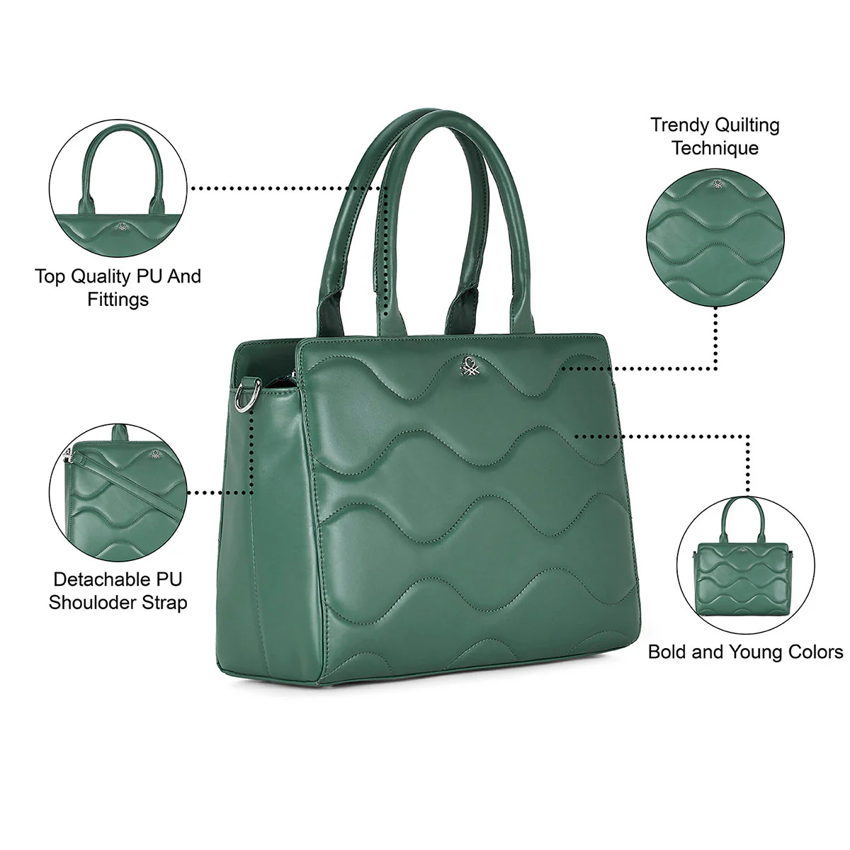 United Colors of Benetton Camilla Women's Tote - Image 4