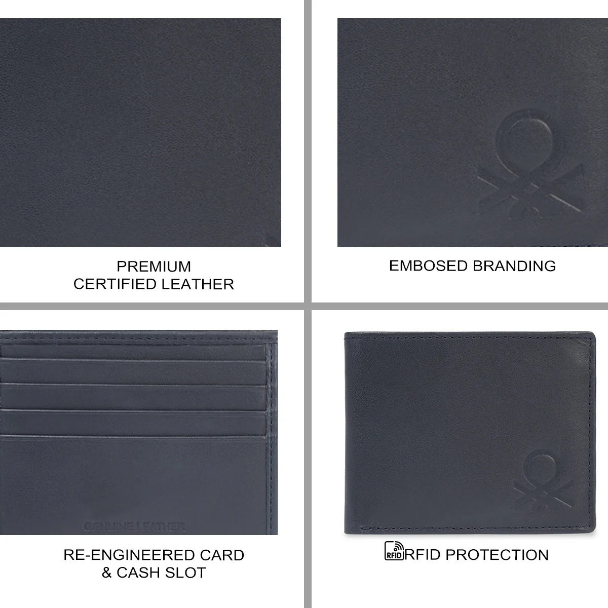 United Colors of Benetton Carwinley Men's Slimfold Wallet - Image 7