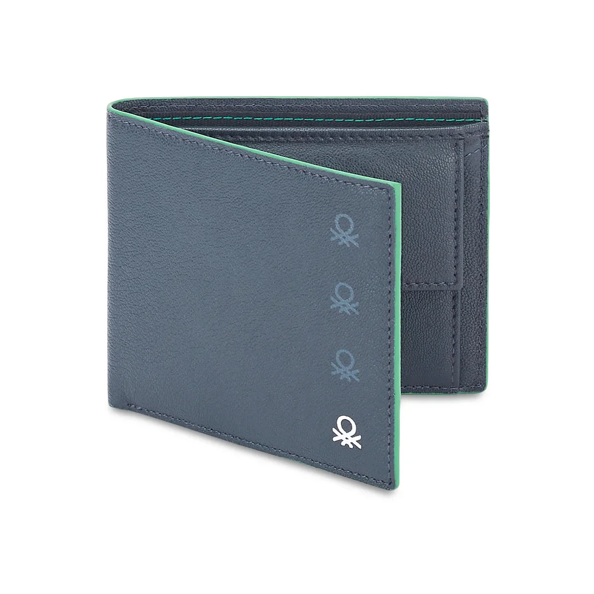 United Colors of Benetton Caspian Men's Global Coin Leather Wallet - Image 2