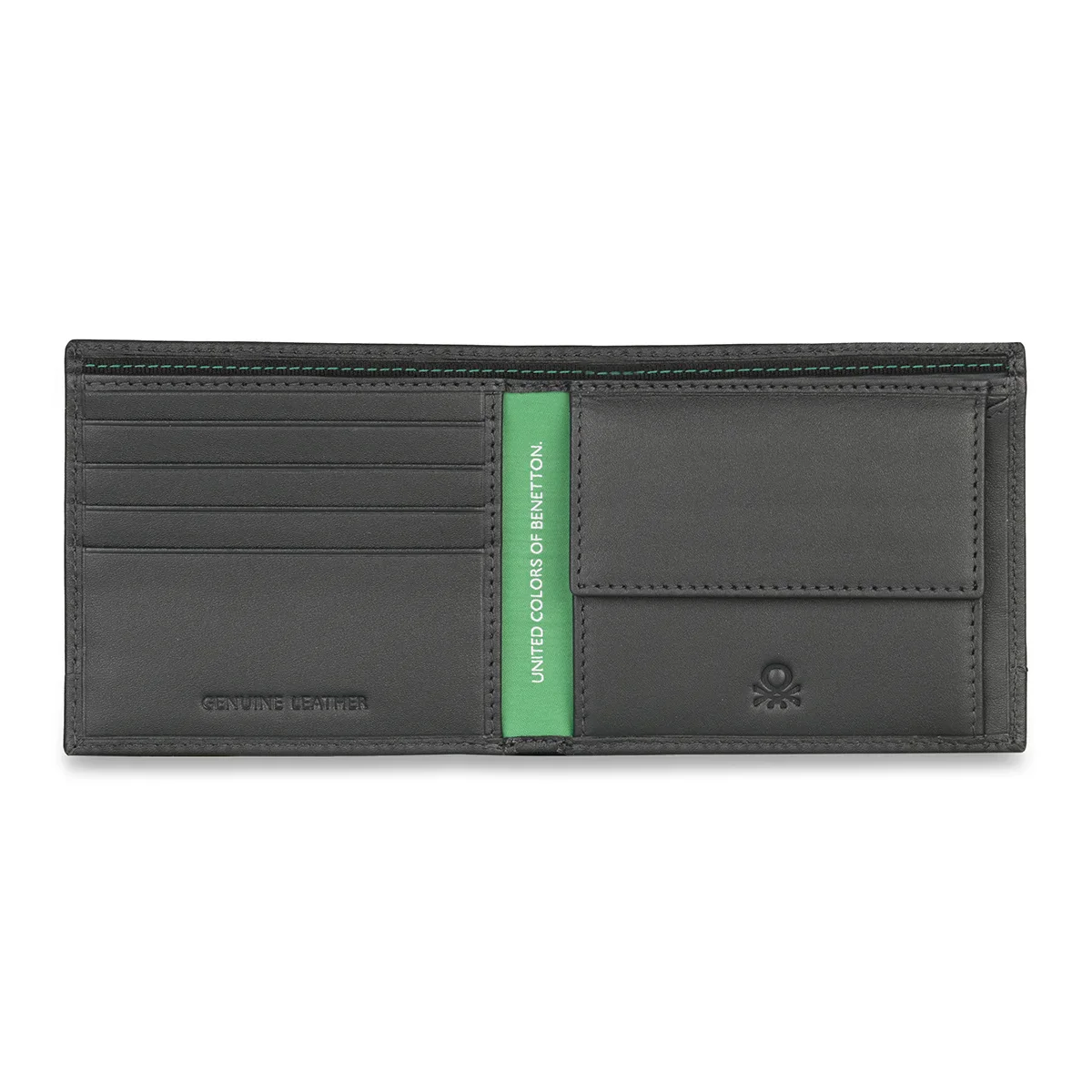 United Colors of Benetton Castriel Men's Global Coin Leather Wallet - Image 8