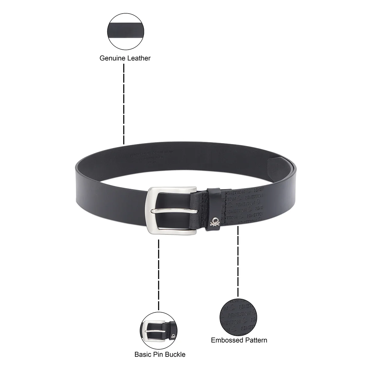 United Colors of Benetton Cavazzo Non Reversible Belt - Image 4