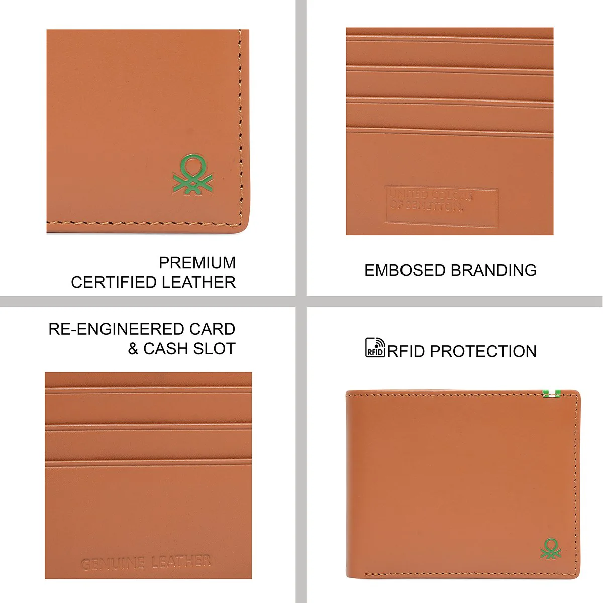 United Colors of Benetton Ceska Men's Passcase Wallet - Image 7