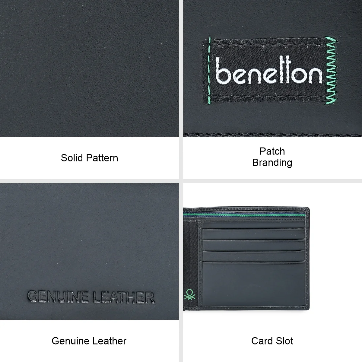 United Colors of Benetton Cheria Men's Slimfold Wallet - Image 7