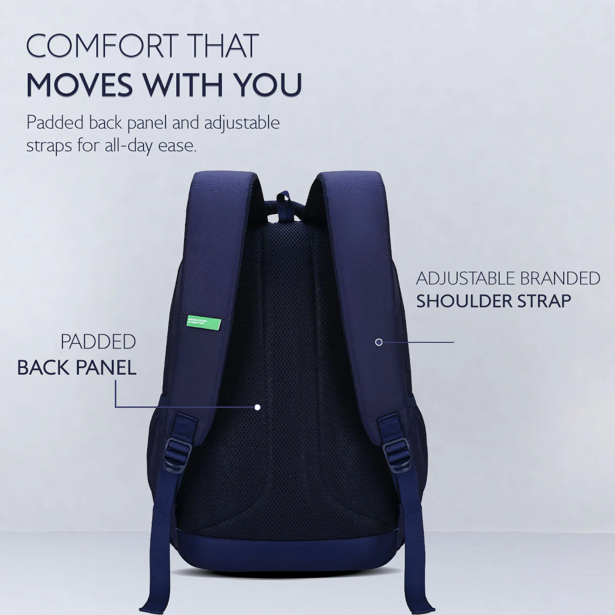 United Colors of Benetton Cipher Non Laptop Backpack - Image 5