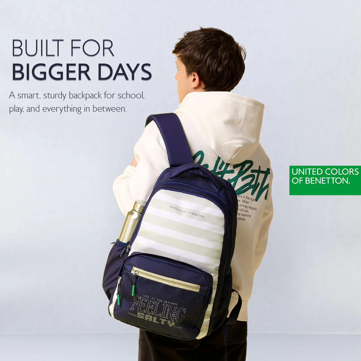 United Colors of Benetton Cipher Non Laptop Backpack - Image 7