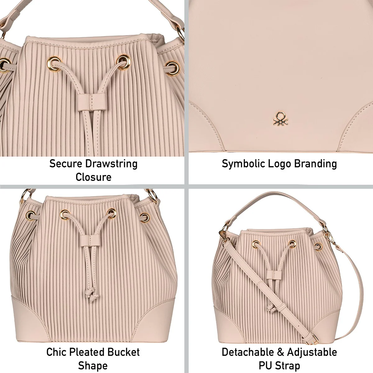 United Colors of Benetton Claire Women's Bucket Bag - Image 5