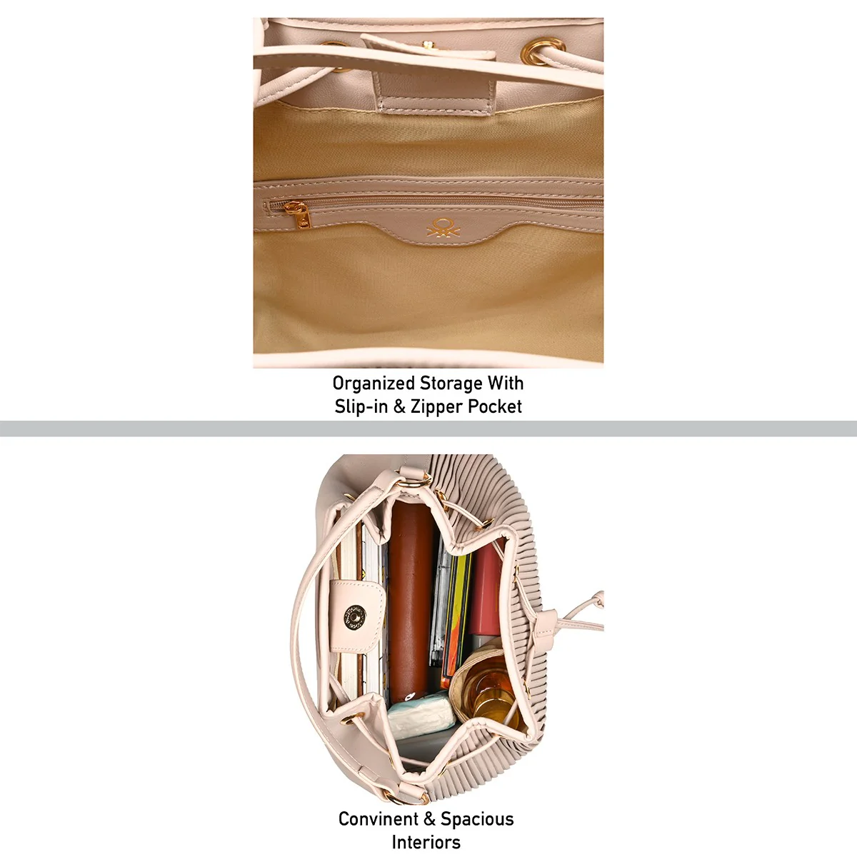 United Colors of Benetton Claire Women's Bucket Bag - Image 6